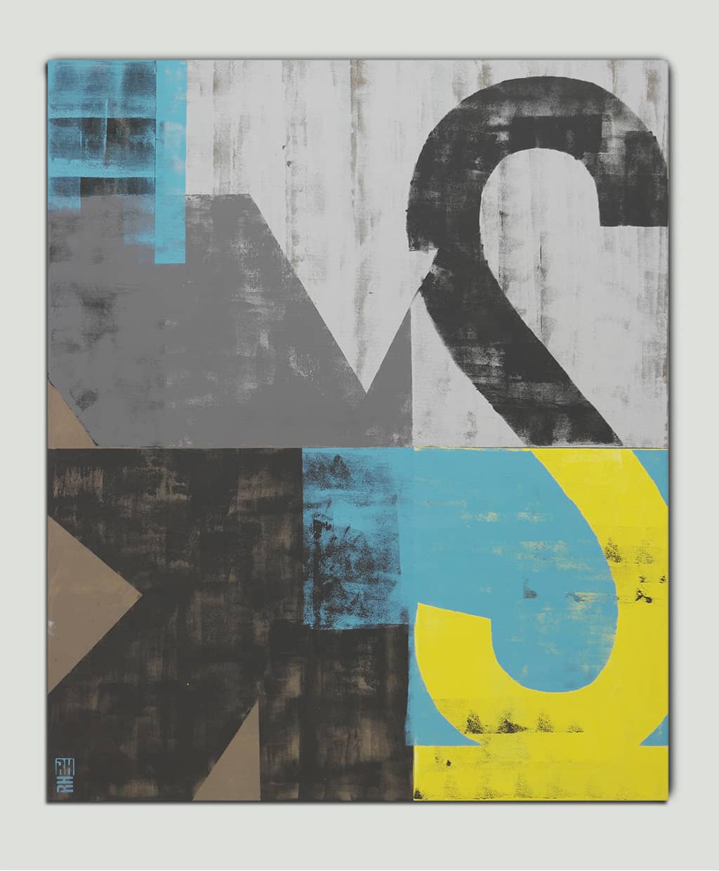 Vintage Typo Pop in Blue - Image 2