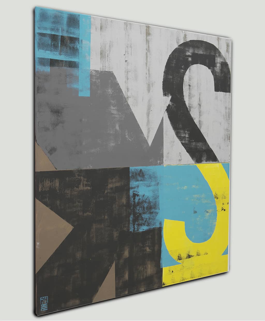 Vintage Typo Pop in Blue - Image 3