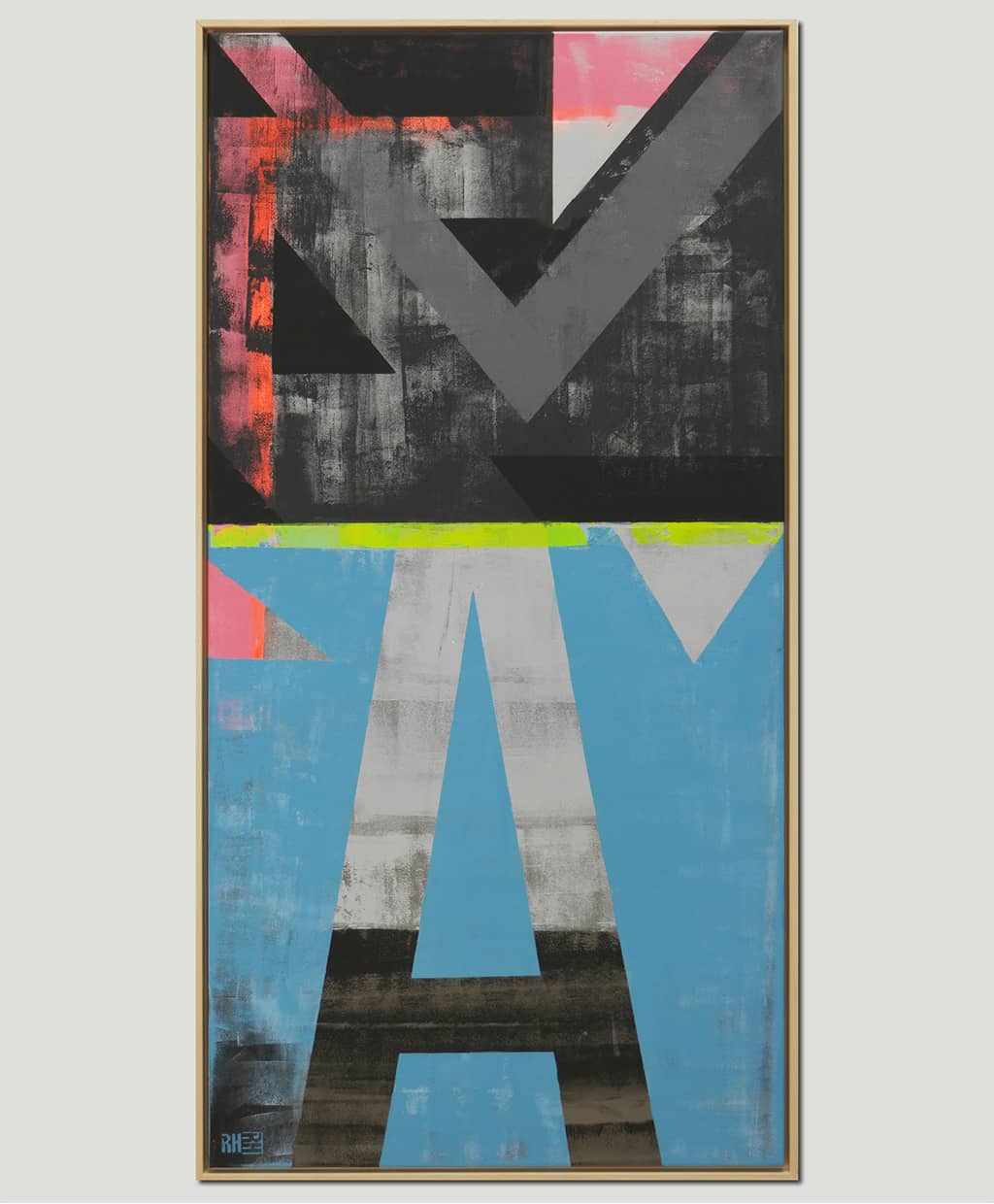 Vintage Typo Pop in Blue Yellow - Image 4