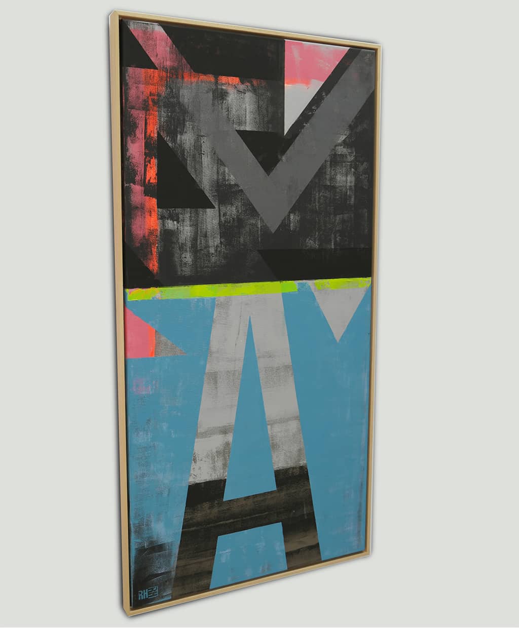 Vintage Typo Pop in Blue Yellow - Image 5