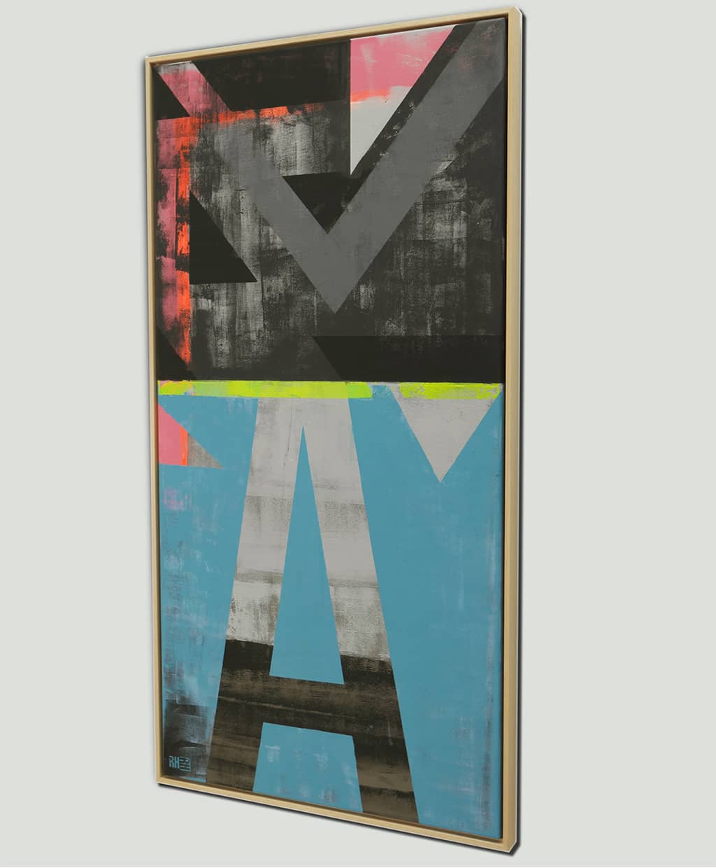 Vintage Typo Pop in Blue Yellow - Image 6