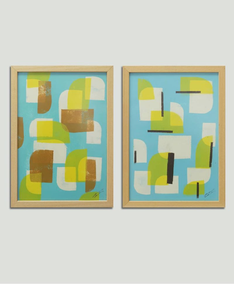 Yellow & Blue Stacked - Image 2