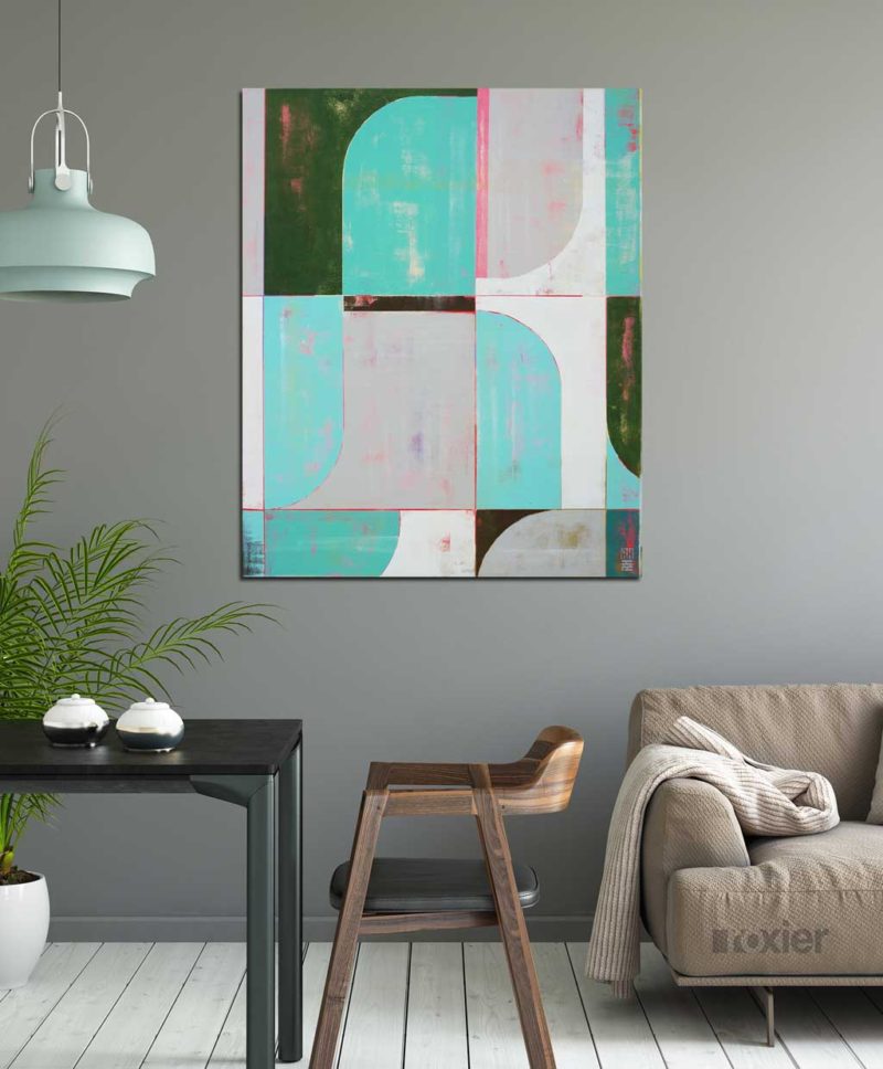 Circle in Circle Turquoise - Image 3