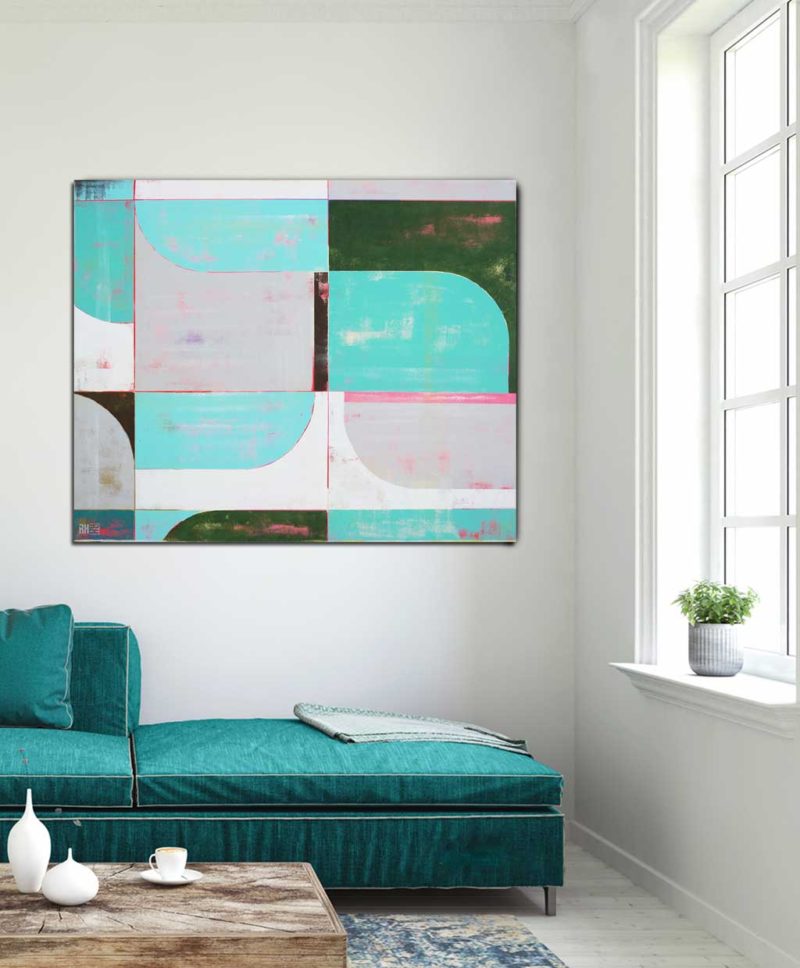 Circle in Circle Turquoise - Image 4