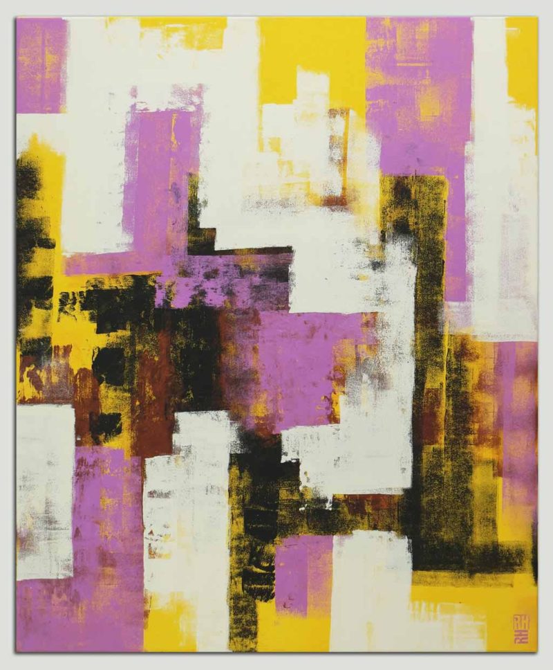 Untitled in Purple & Yellow - Image 2